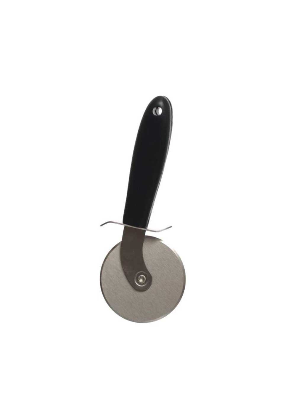 Stainless Steel Pizza Cutter w Walnut Handle NEW Home Kitchen Accessory Utensil